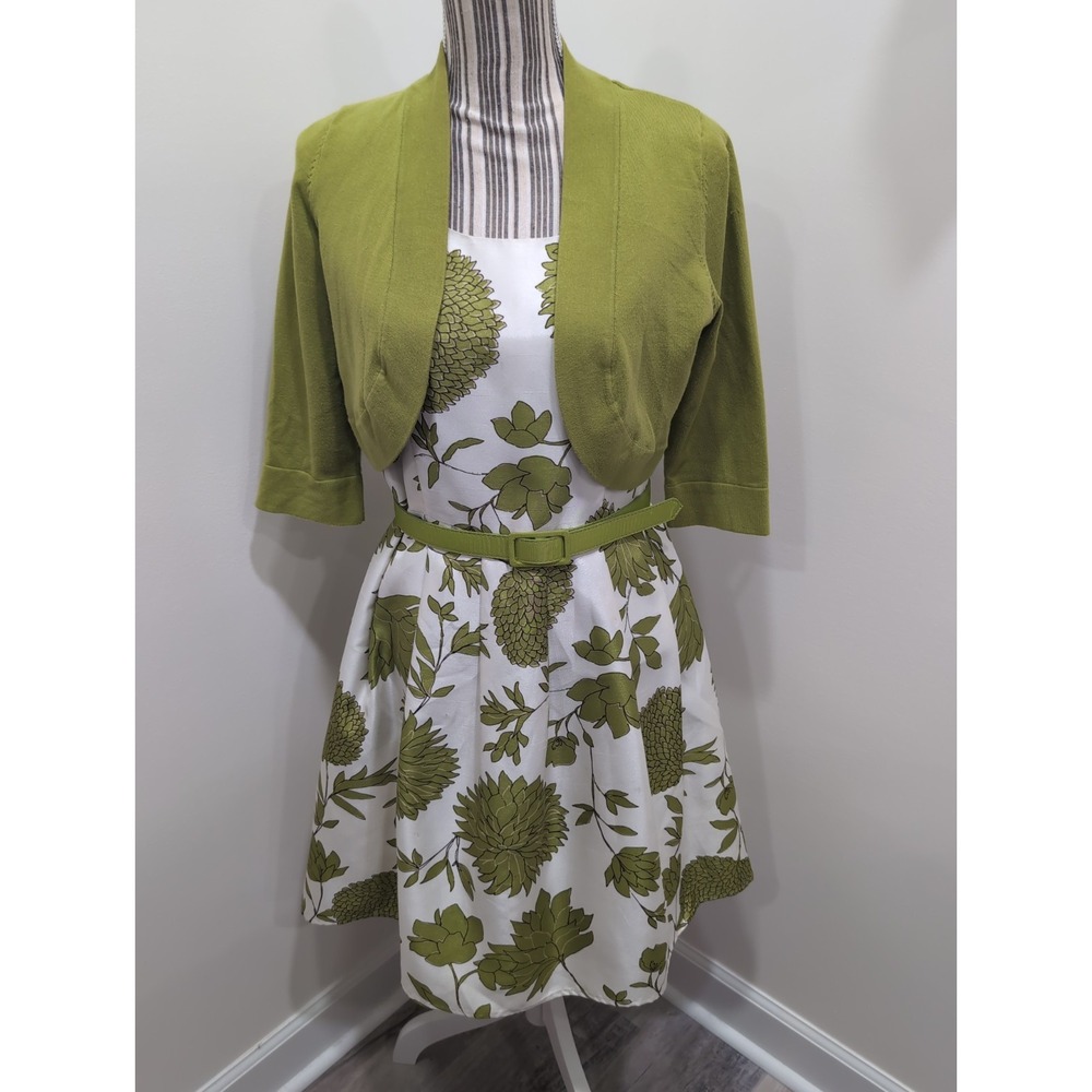Vtg. Jessica Howard 3-Piece Floral Dress Set Sz 12 Petite Coquette Timeless Y2K‎